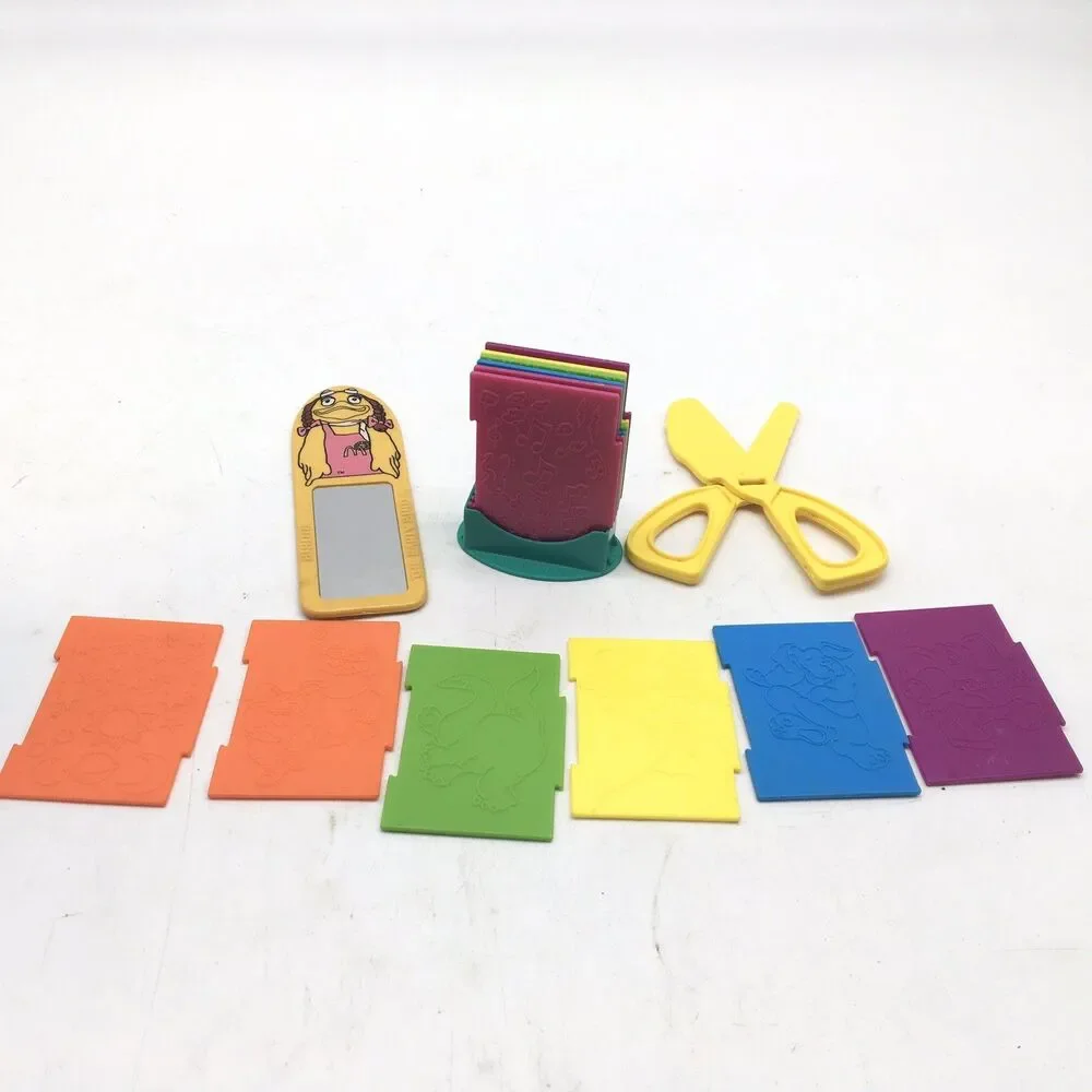 McDonalds Toys 1982 Scissors 1985 Early Bird Mirror 1992 Rub N Draw Template Set